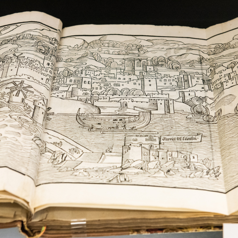 Bernhard von Breydenbach, Peregrinatio in Terram sanctam, Speyer, Peter Drach, 1502.