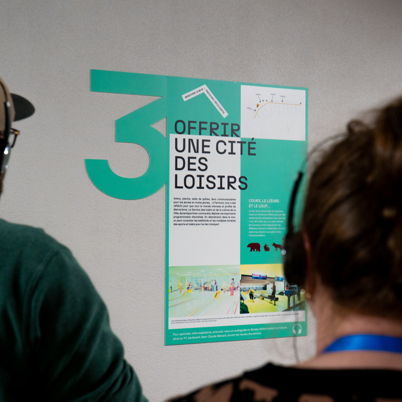 Un parcours audioguidé en 9 stations